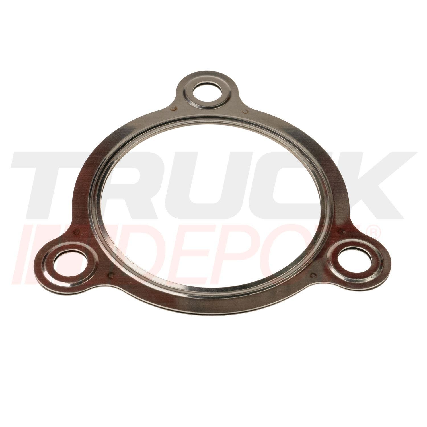 Empaque para manifold de escape Hino J08C triangular 3 agujeros