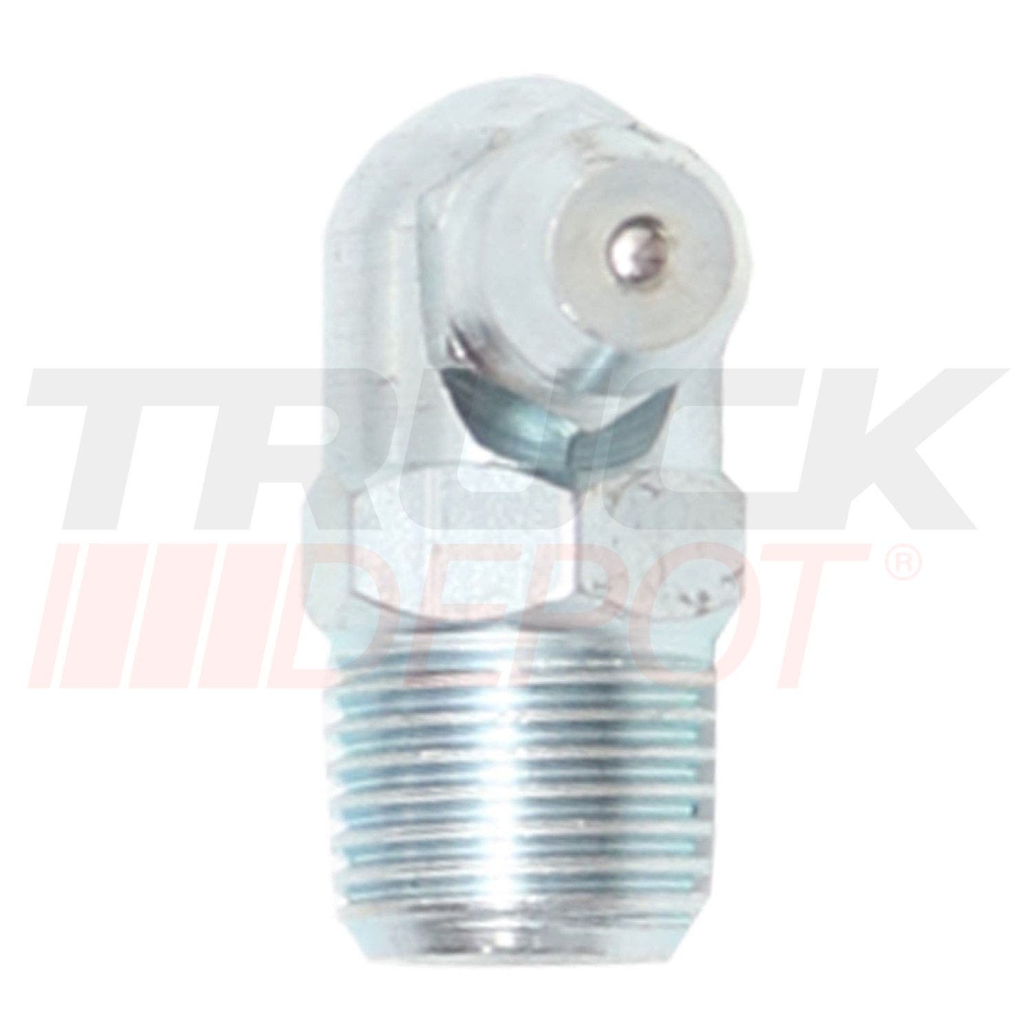 Alemite curvo 10 mm para pin de resorte