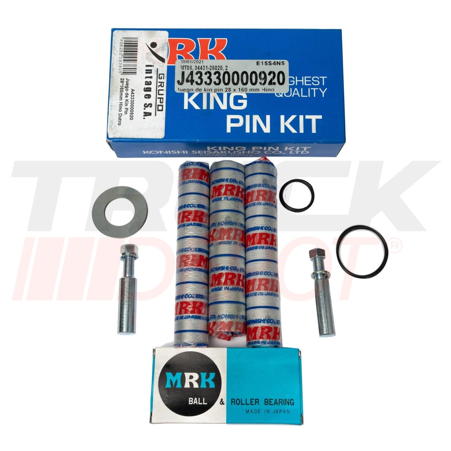 Juego de kin pin 28 x 160 mm para Hino Dutro
