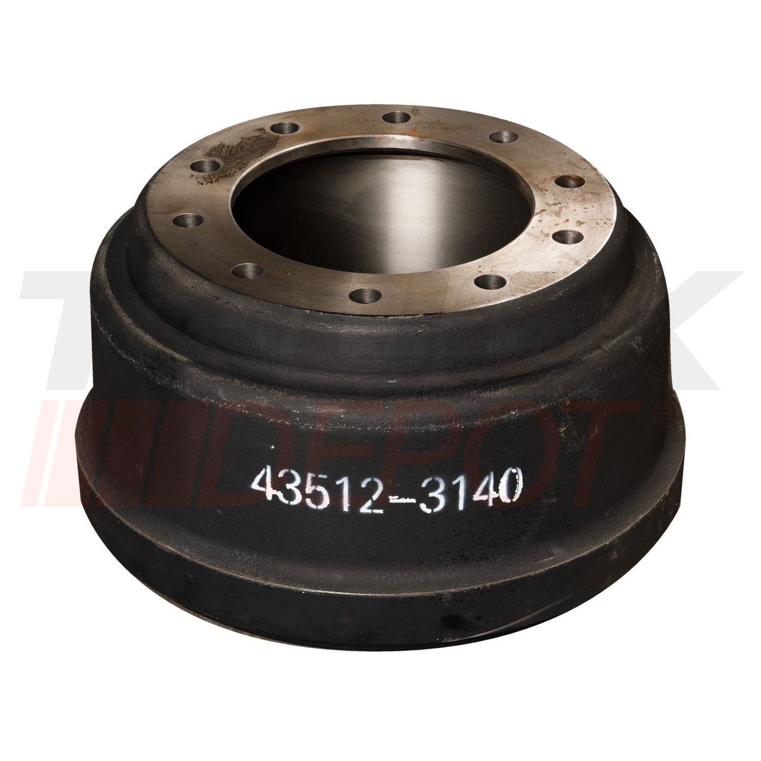 Tambor de freno trasero para Hino SG de 10 huecos