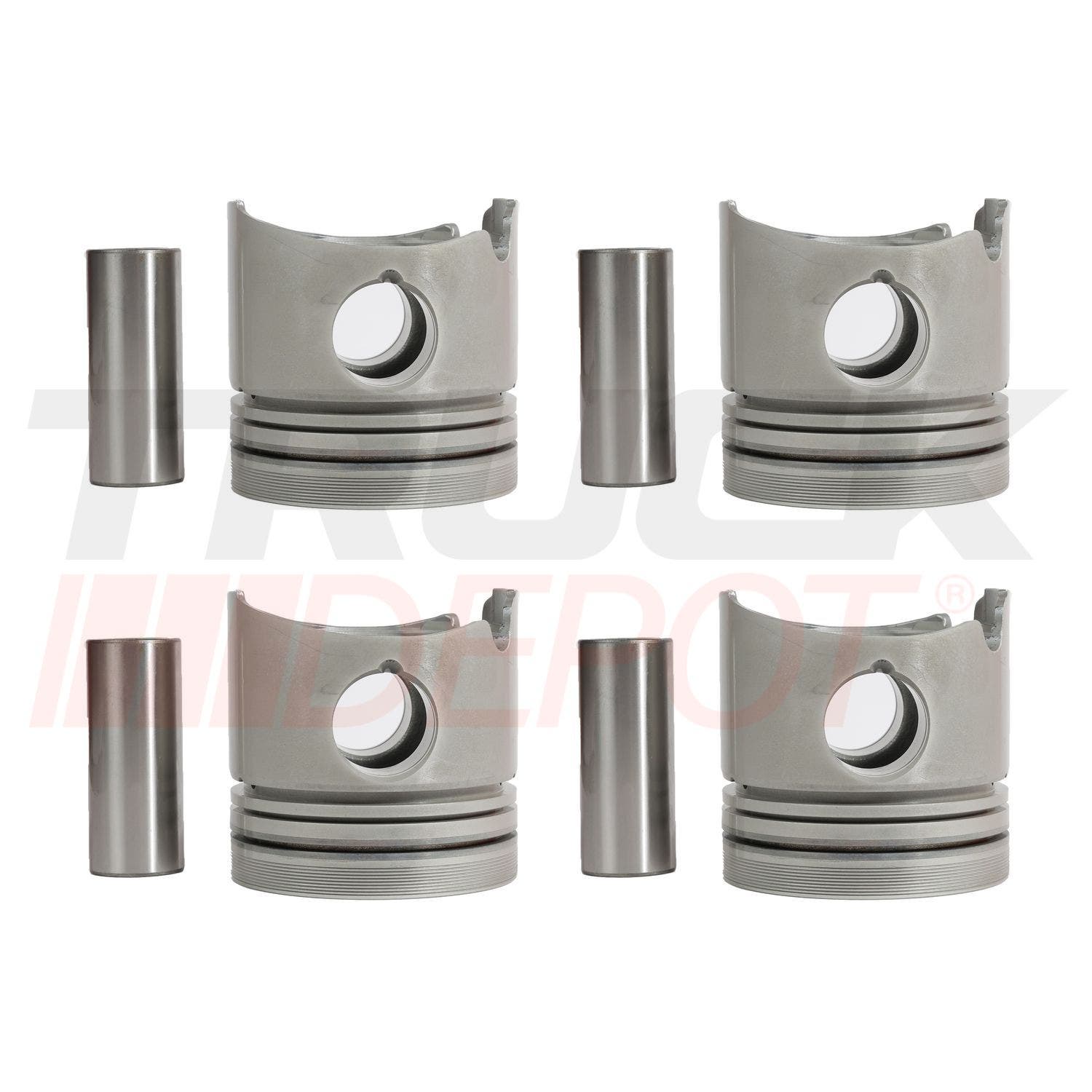 Piston de motor Isuzu 4JB1 NKR pasador 31 mm camara cuadrada