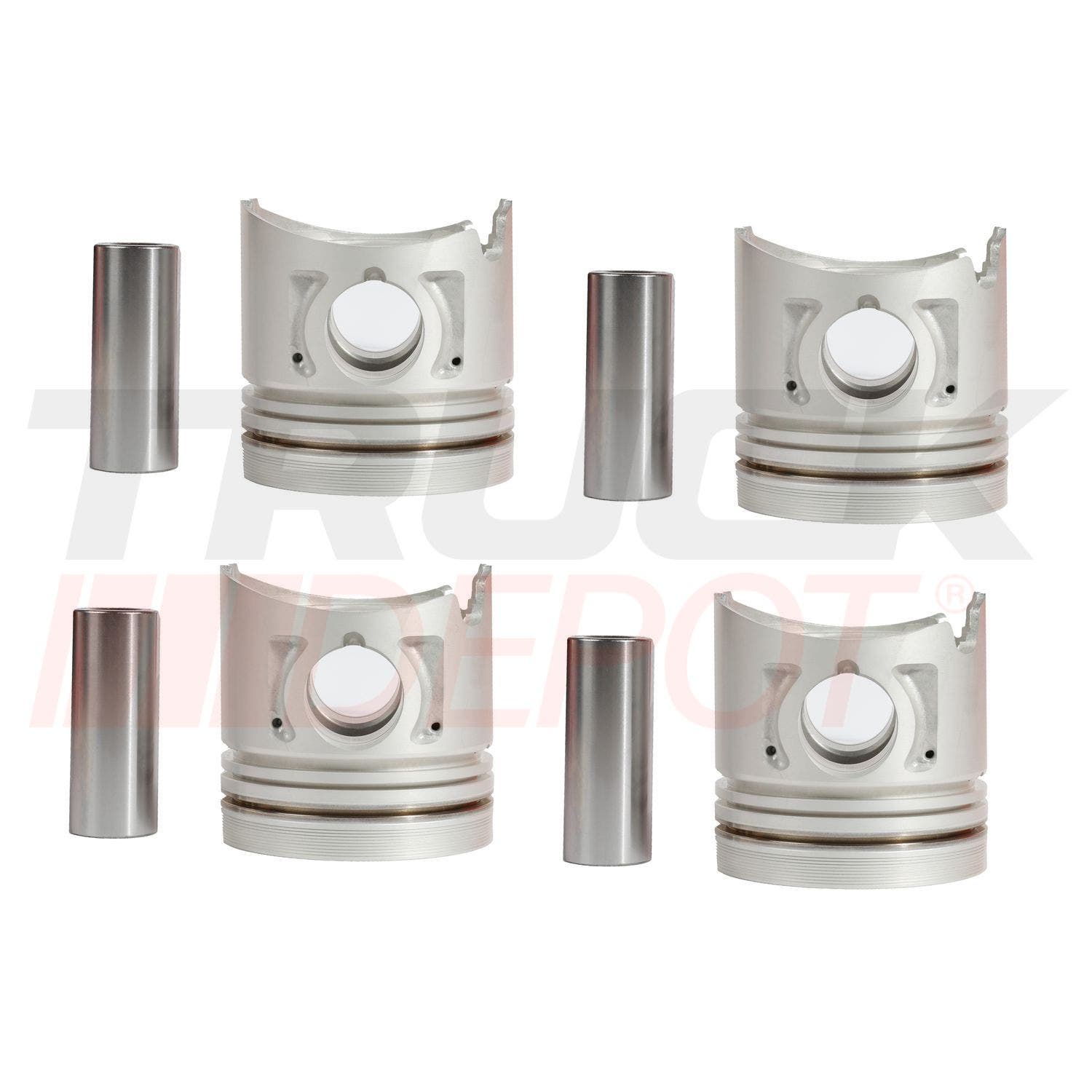 Piston de motor Isuzu 4JB1 pasador 31 mm camara hongo
