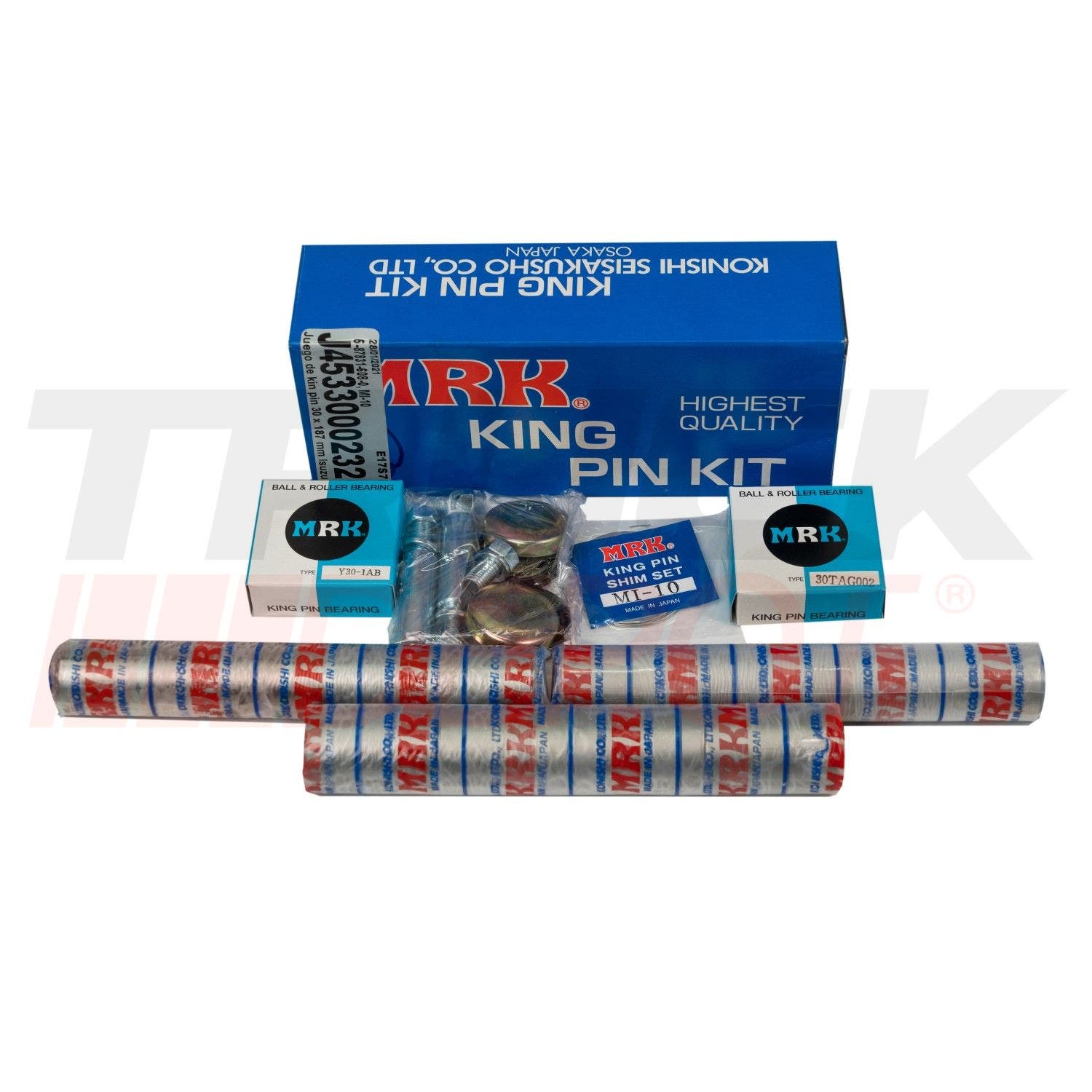 Juego de kin pin 30 x 187 mm para Isuzu NKR/NPR/NQR cojinetes distintos