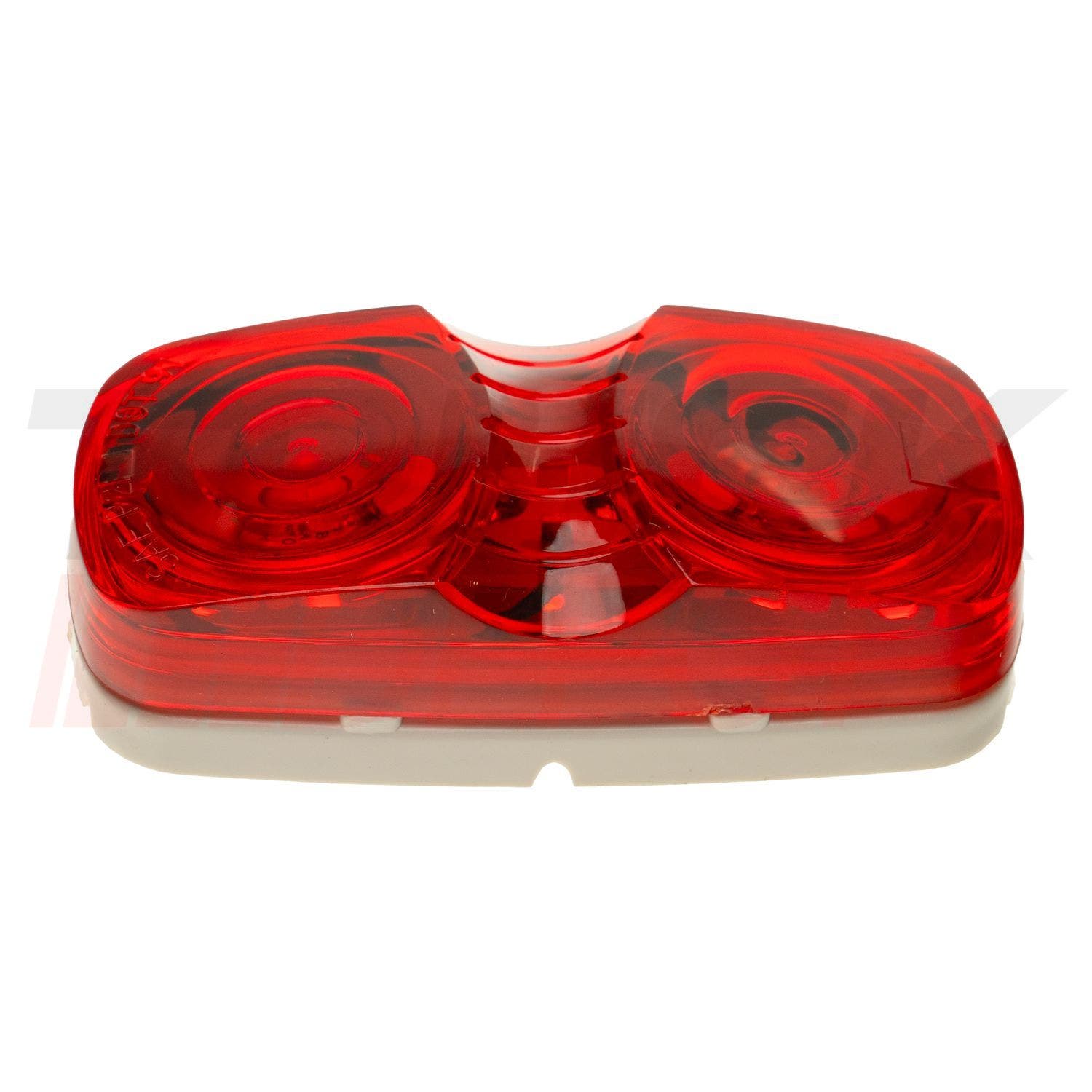 Lampara lateral de carroceria roja 24V tipo tortuga